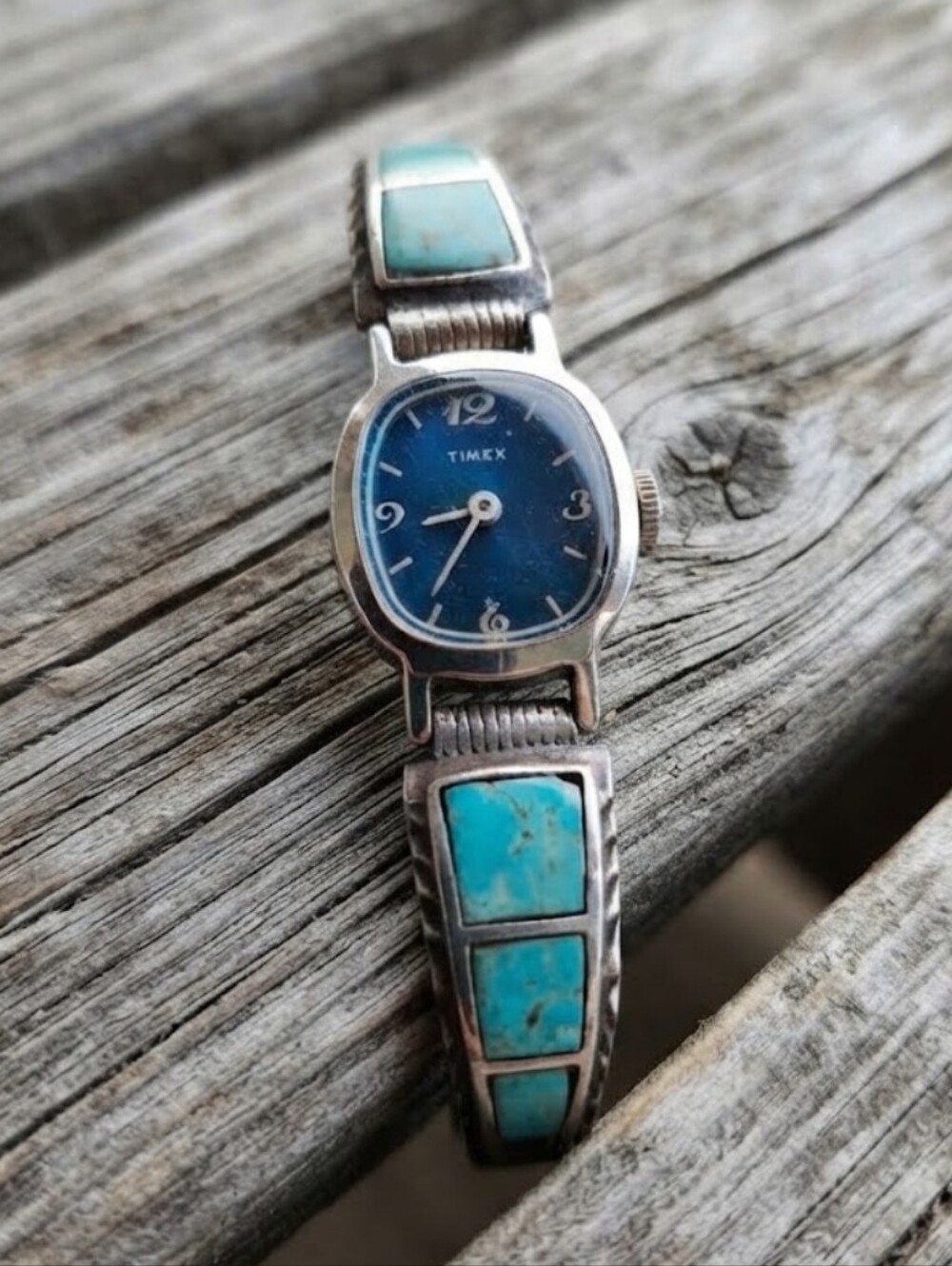 Sterling Silver Vintage Turquoise Watch